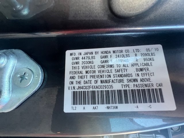 2010 Acura TSX Base photo 9