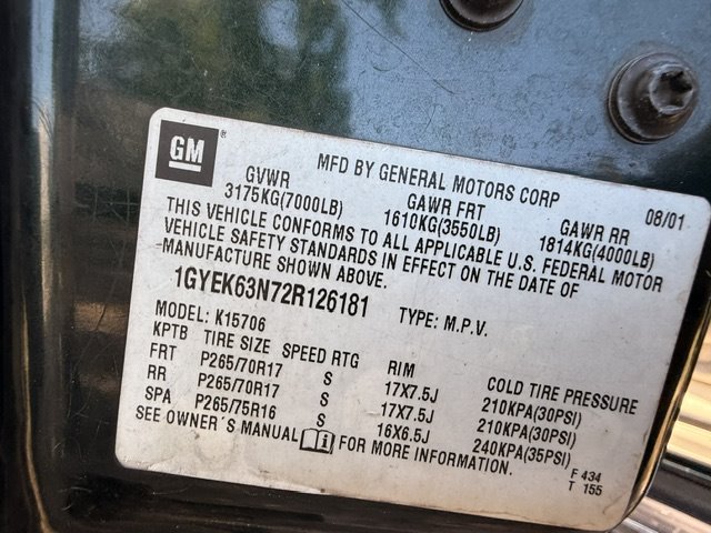 2002 Cadillac Escalade Base - Photo 10